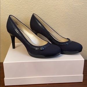 Nine West Navy and Black Heels